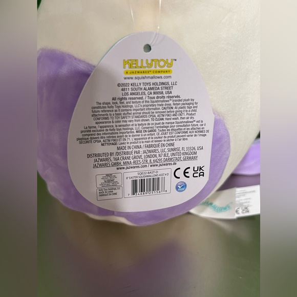 NWT Carlota the Pink & Purple Cat 8" - Picture 5 of 5